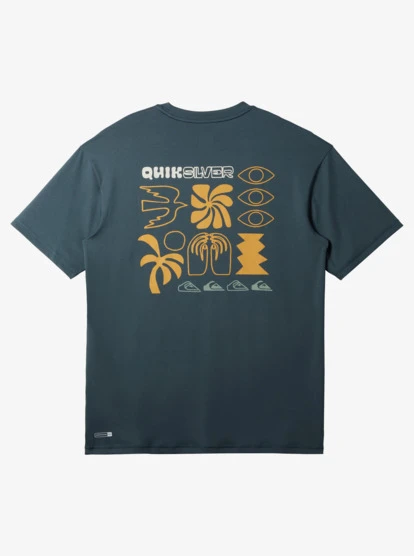 Quiksilver Mix Session UPF 50 Short Sleeve Surf Tee - Image 7