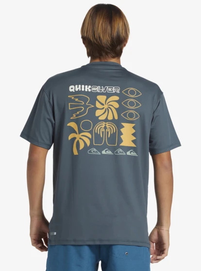 Quiksilver Mix Session UPF 50 Short Sleeve Surf Tee - Image 5