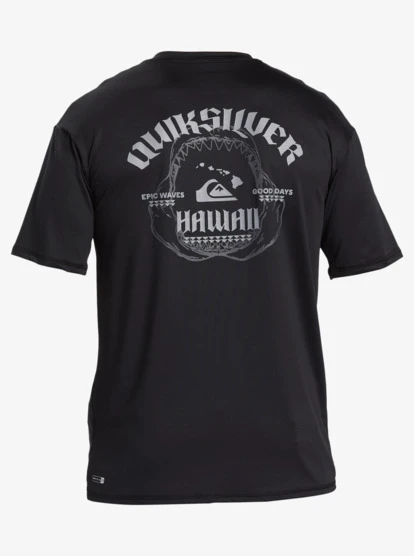 Quiksilver Hawaii Big Bite UPF 50 Short Sleeve Surf Tee - Image 2