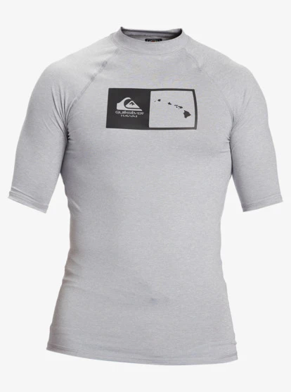 Quiksilver Hawaii Double Down UPF 50 Short Sleeve Surf Tee