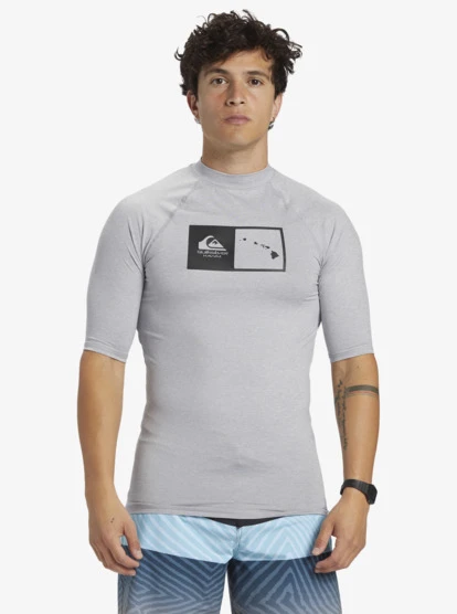 Quiksilver Hawaii Double Down UPF 50 Short Sleeve Surf Tee - Image 3