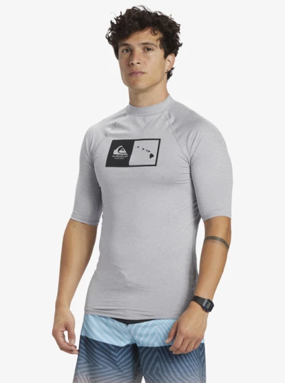 Quiksilver Hawaii Double Down UPF 50 Short Sleeve Surf Tee - Image 4