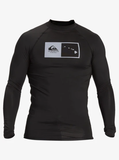 Quiksilver Hawaii Double Down UPF 50 Long Sleeve Surf Tee