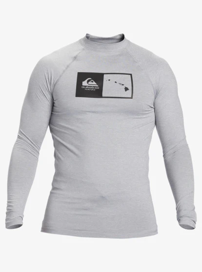 Quiksilver Hawaii Double Down UPF 50 Long Sleeve Surf Tee