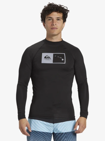 Quiksilver Hawaii Double Down UPF 50 Long Sleeve Surf Tee - Image 3