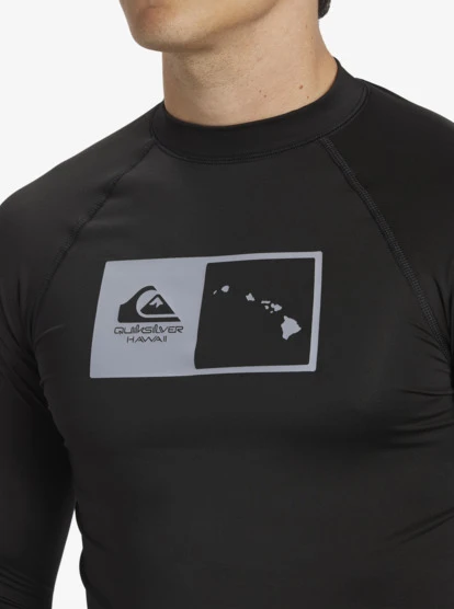 Quiksilver Hawaii Double Down UPF 50 Long Sleeve Surf Tee - Image 5