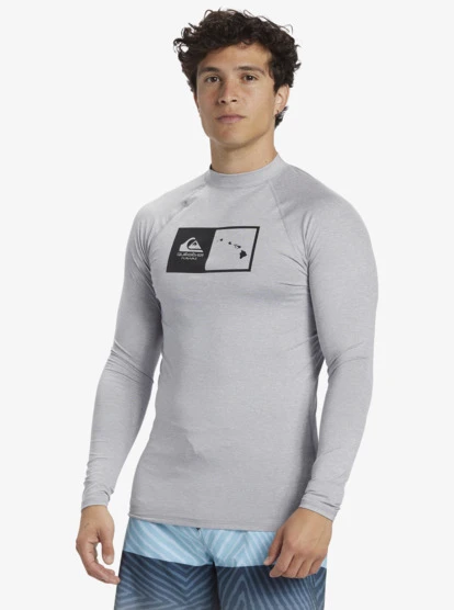 Quiksilver Hawaii Double Down UPF 50 Long Sleeve Surf Tee - Image 4