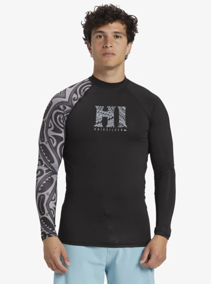 Quiksilver Hawaii Big Island UPF 50 Long Sleeve Surf Tee - Image 3