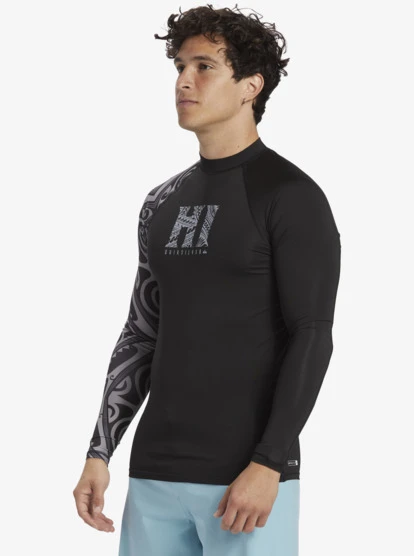 Quiksilver Hawaii Big Island UPF 50 Long Sleeve Surf Tee - Image 4