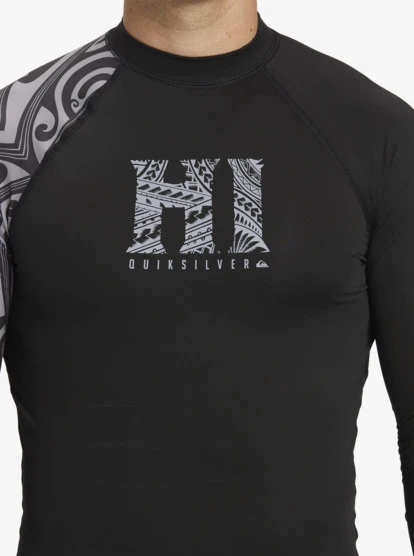 Quiksilver Hawaii Big Island UPF 50 Long Sleeve Surf Tee - Image 5