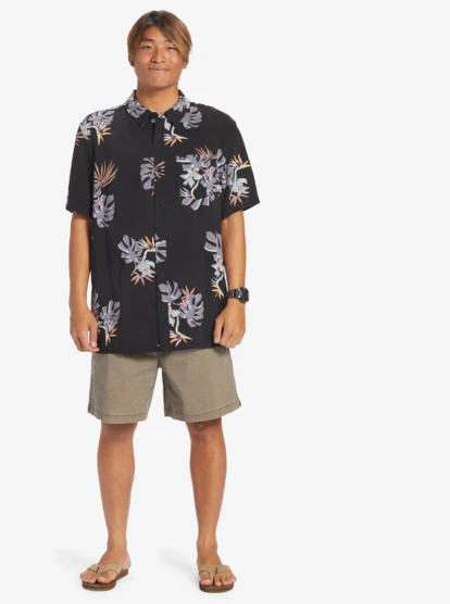 Quiksilver The Floral Short Sleeve Shirt - Image 6
